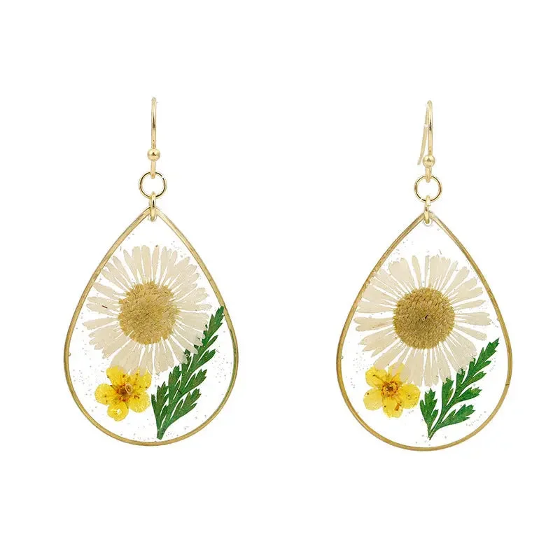 Needle Chrysanthemum Earrings