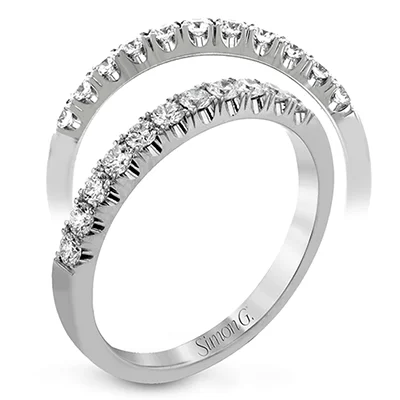 Women’s bridal rings with diamond halo settings -Anniversary Ring in 18k Gold with Diamonds