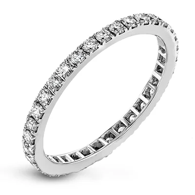 Women’s rings with eternity knot for love -Wedding Band in 18k Gold with Diamonds