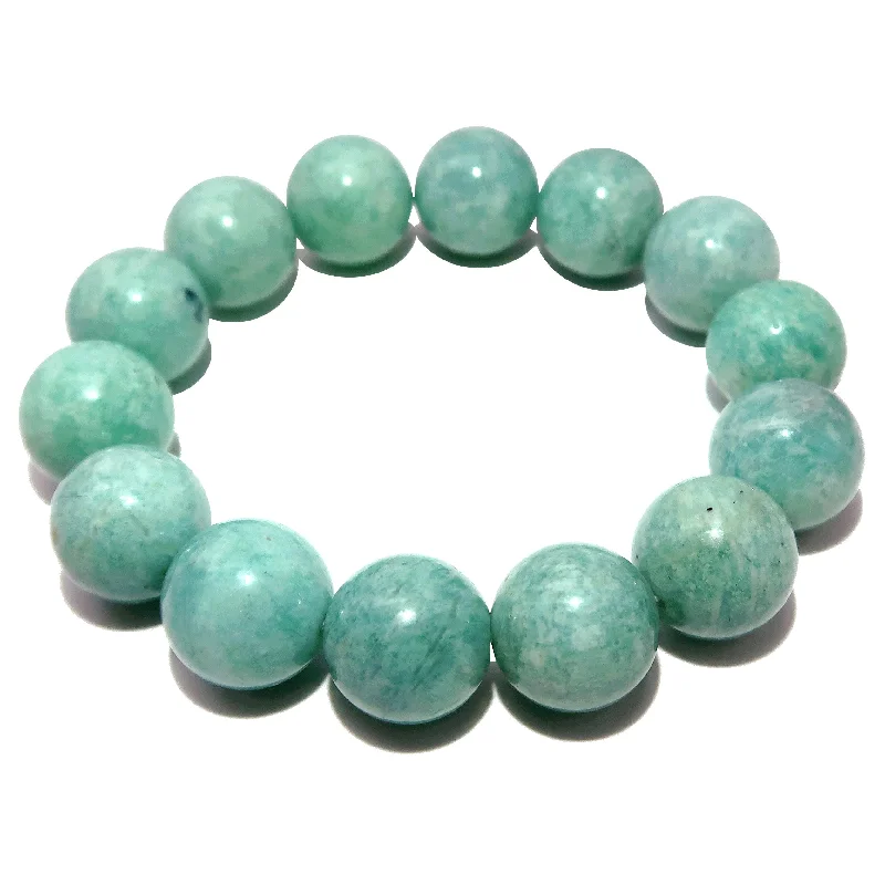 Best bangle bracelets with vibrant stones for a rich and colorful appearance-Amazonite Bracelet Aqua Paradise Pleasure Stone