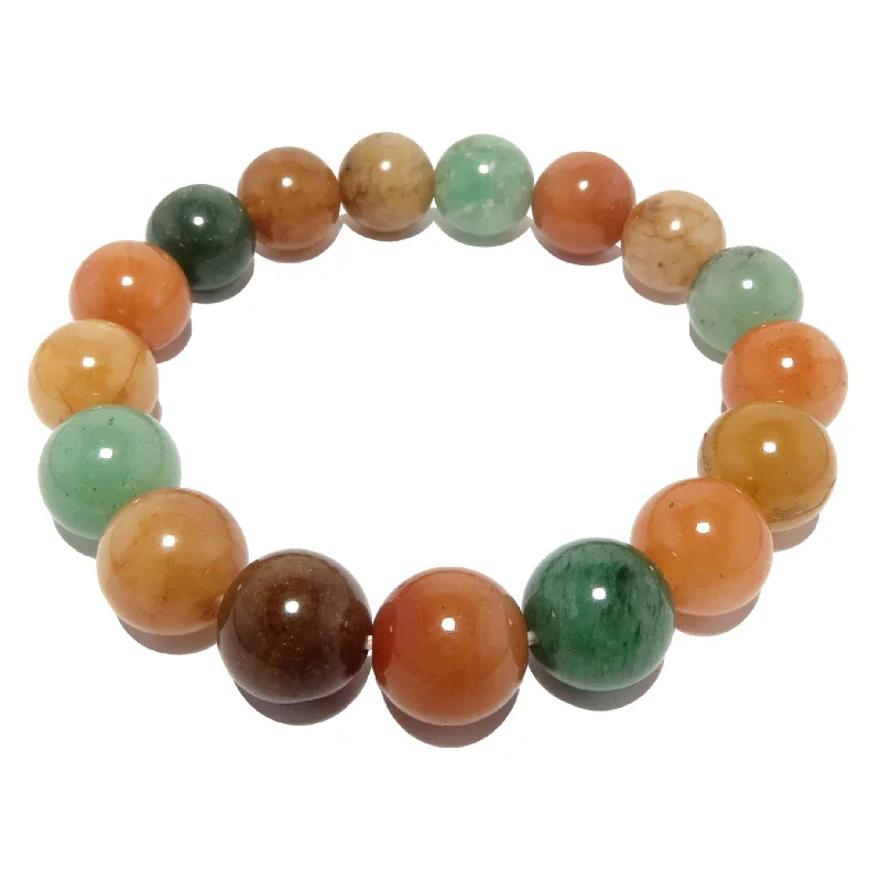 Sleek bangle bracelets with modern metallic finishes for a polished, chic design-Aventurine Bracelet Happy Colors of Abundance