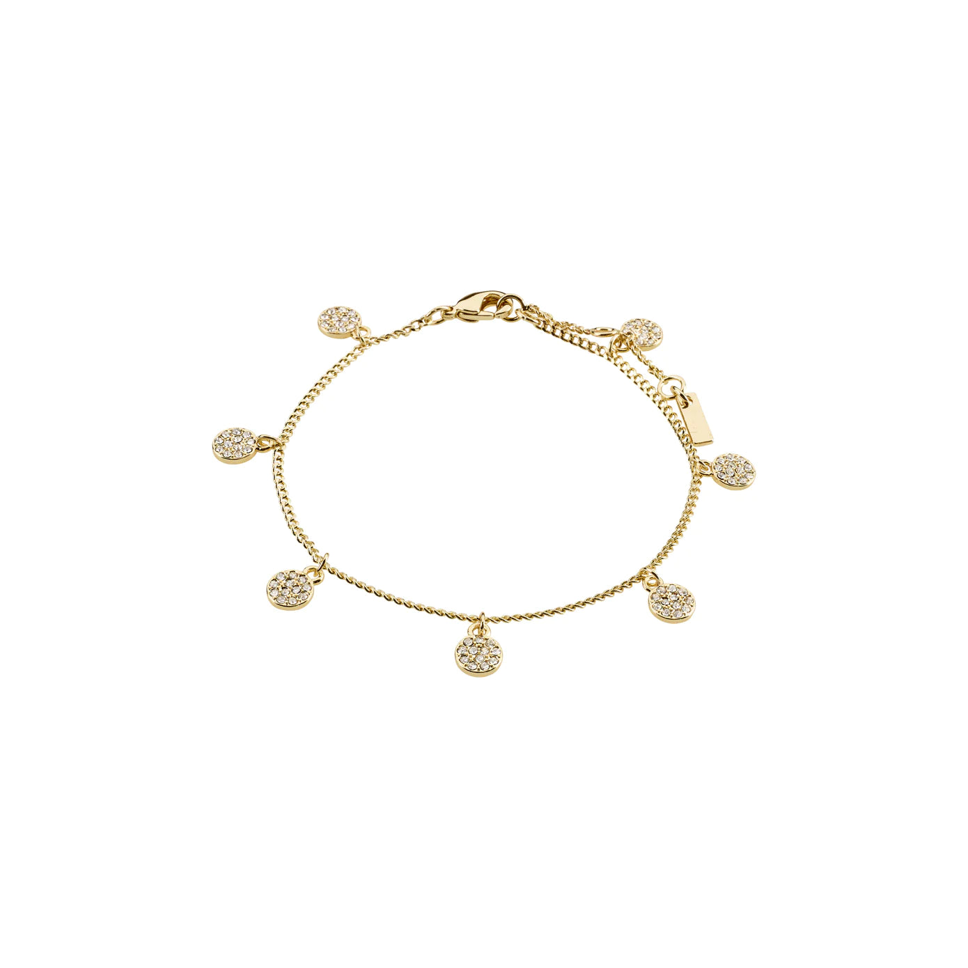 Best bangle bracelets with pearls and crystals for a glamorous and sophisticated look-Chayenne Gold Plated Bracelet