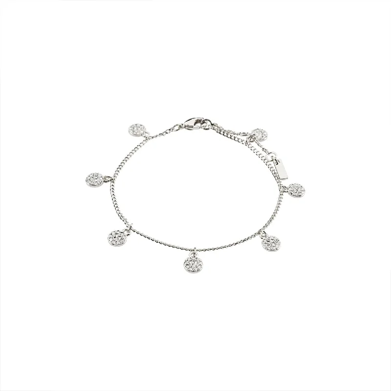 Bangle bracelets with gold and silver mixed metals for a stylish and versatile accessory-Chayenne Silver Plated Bracelet