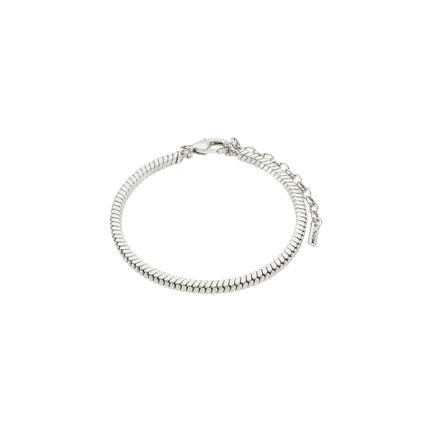 Best bangle bracelets with crystal inlays for a sparkling, glamorous appearance-Dominique Silver Plated Bracelet