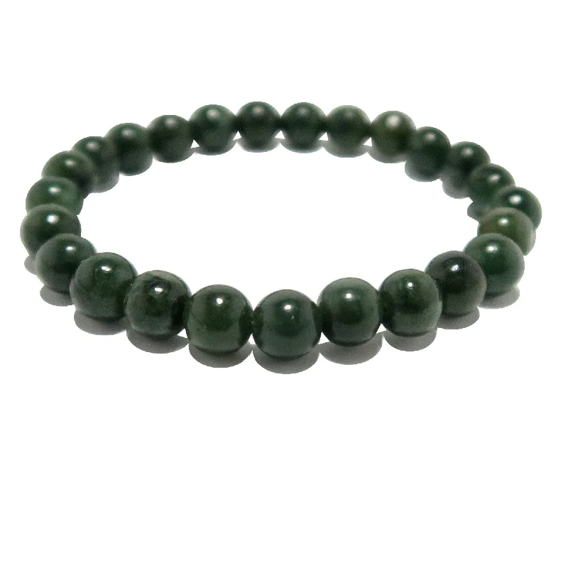 Classic bangle bracelets with pearl embellishments for a feminine and classic touch-Jade Bracelet Dark Green Jadeite Lucky Gem