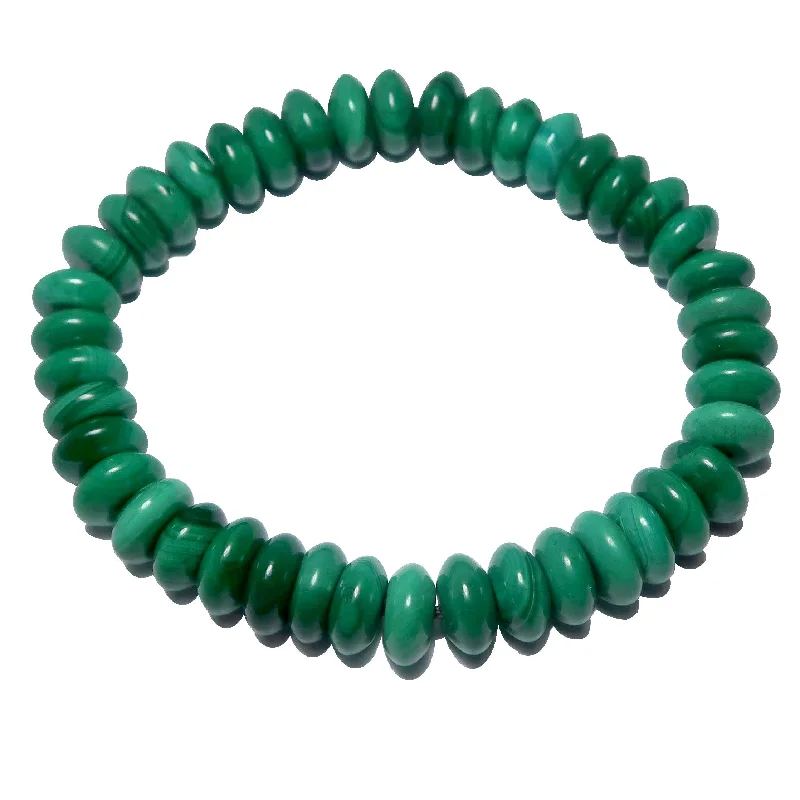 Best bangle bracelets with minimalist silver designs for a timeless, versatile look-Malachite Bracelet My Wild Love Rondelle