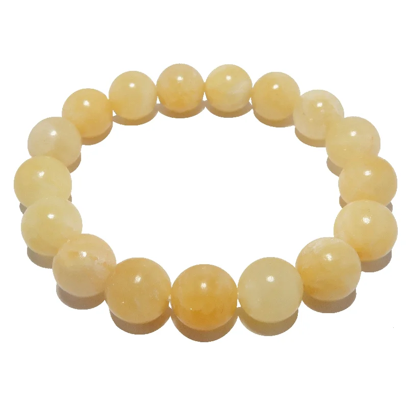 Classic bangle bracelets with clean lines for an elegant and versatile accessory-Yellow Calcite Bracelet Daily Delights Stone